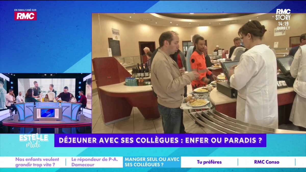 🍽️ Déjeuner avec ses collègues 📞 Julien : "Il y a les profs qui vont à la cantine, ceux qui restent en salle des profs ! Et ils en profitent pour se plaindre des élèves... Il y a un règlement de comptes avec les élèves qui ne sont pas là "lui j'espère qu'il n'aura pas son bac"