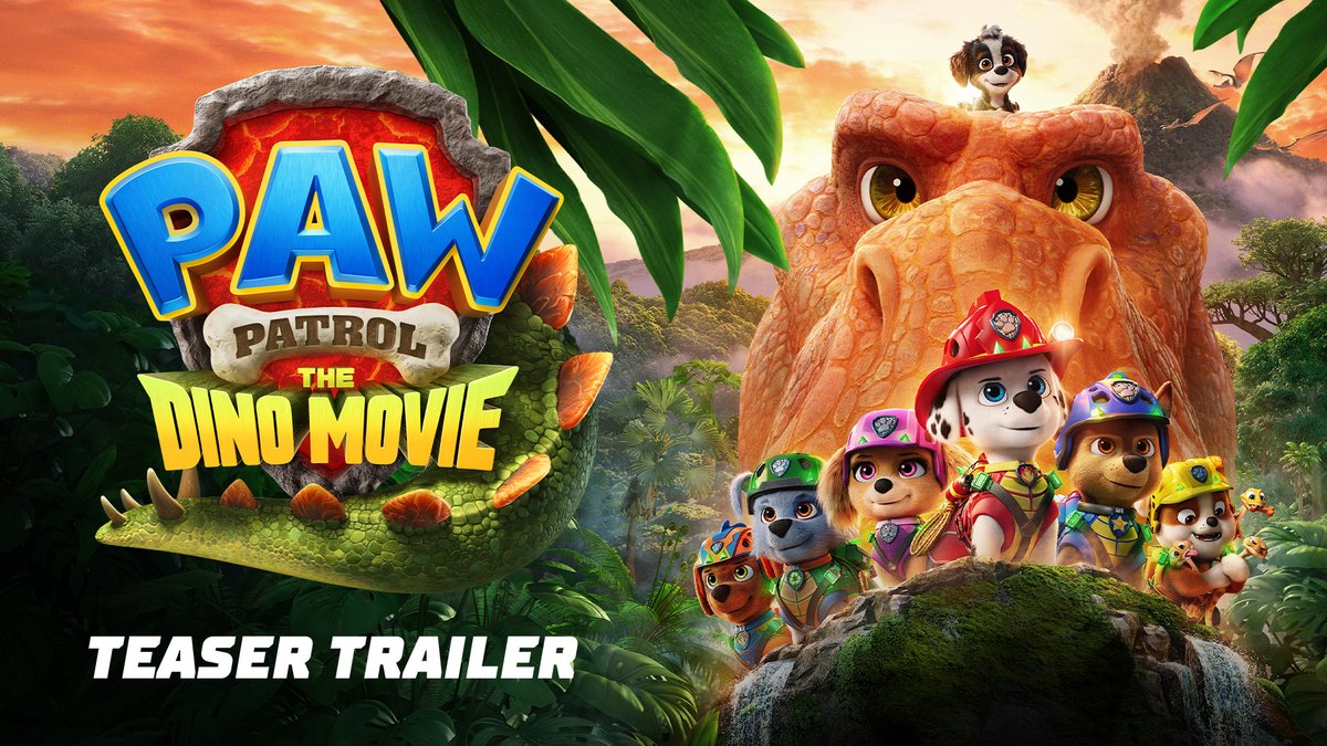 The first trailer for ‘PAW PATROL: THE DINO MOVIE’ has been released. In theaters on August 14.