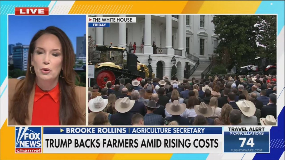 Brooke Rollins downplays the impact of Trump's Iran war on farmers: "It's just a moment with Iran. The cost of fertilizers is up a little bit. Cost of diesel obviously up."