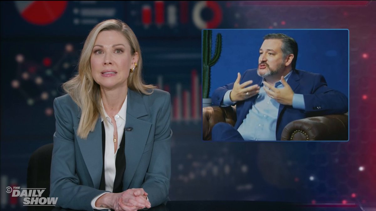 Ted Cruz hosts one of the most popular Republican podcasts, and it's got everything Desi Lydic has never wanted