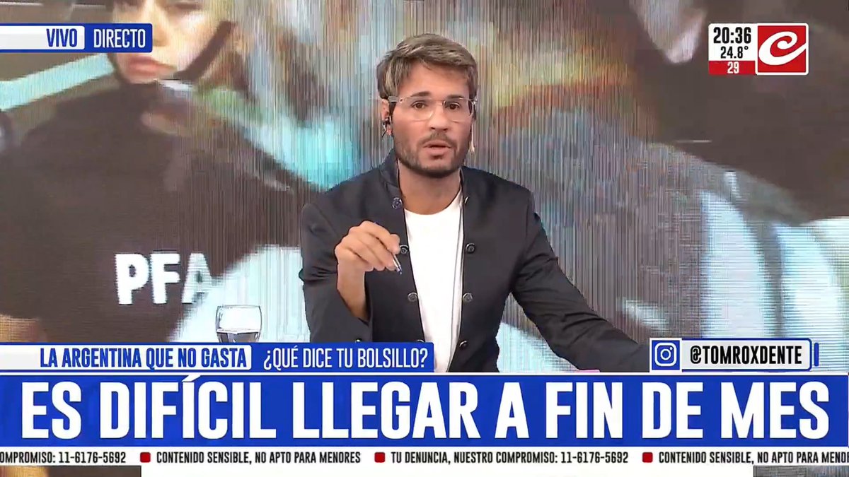 "Dente": Por los comentarios sobre este momento en Crónica TV