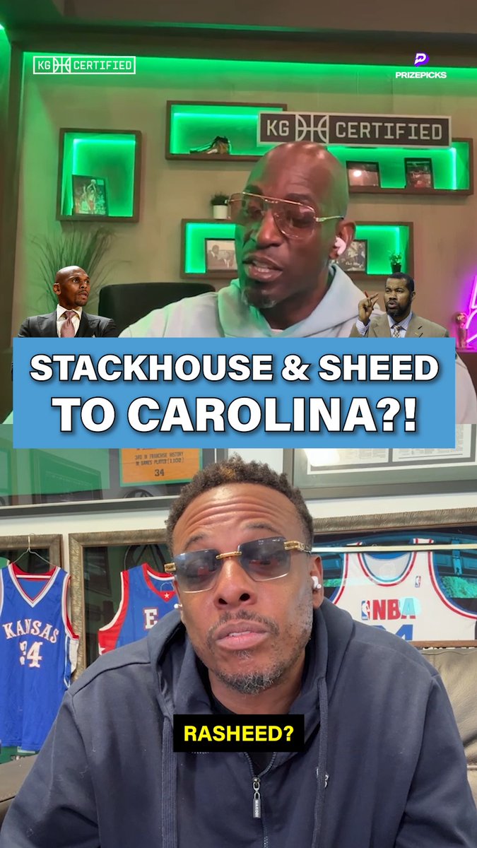 What would y'all think of this move for the Tarheels? 🤔 Ticket & Truth have officially started their campaign for the next UNC coach, and Jerry Stackhouse & Rasheed Wallace top their list. Full conversation over on our YouTube.
