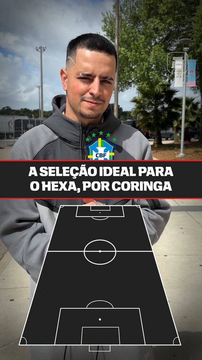 Com esse time, o Brasil finalmente conquistaria o hexa? 🇧🇷⭐ Chamamos o Coringa para montar a seleção brasileira ideal rumo à tão sonhada sexta estrela. E aí, fã de esportes: você manteria esse time ou faria alguma mudança? 🤔⚽ #FutebolNaESPN #Brasil #SelecaoBrasileira
