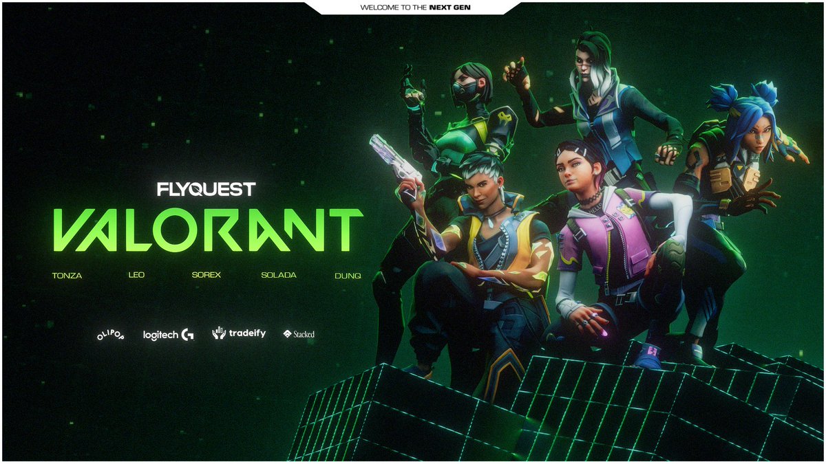 The first chapter of Project Grassroots! Welcome FlyQuest VALORANT! FLY Leo sorex FLY Ducq solada tonza FLY who Don't sleep on this team 😴