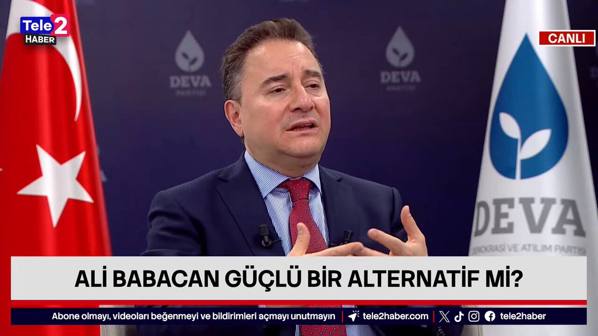 Ali Babacan: "Yeni Yol'daki partilerin grup ortağı değil ittifak ortağı da olmaları. Çok sayıda parti, yeni bir çıkış ve birliktelik arayışında. İktidarın bu işin gitmeyeceğini gören ve ana muhalefetle de yakın olmak istemeyen çok sayıda parti var. Ana muhalefetinde başka partilerle ittifak kurma arzusu yok. 'Türkiye İttifakı' diyorlar ve tabanda kuracağız diyorlar. Partilerin tabanlarına talibiz ama partilerin kendisini istemiyoruz diyorlar. Birliktelikler fedakarlıklarla olur. Hiçbir şey vermeyeyim, sadece alayım derseniz yalnızlaşma olur."