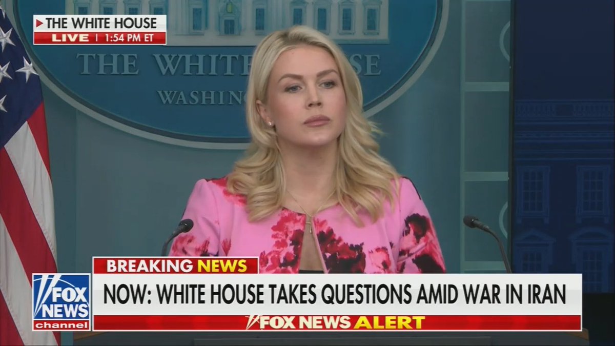 Leavitt says Trump did not attend CPAC this year because it was "best for the president's schedule not to go" (Trump spent the weekend golfing instead)