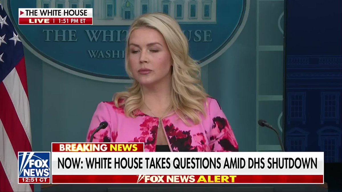 REPORTER: "Pope Leo said yesterday, and I quote him, 'God does not listen to the prayer of those who waged war.' Can you comment on that?" KAROLINE LEAVITT: "Our nation was a nation founded 250 years ago, almost, on Judeo-Christian values. And we’ve seen, presidents, we’ve seen, the leaders of the Department of War, and we’ve seen our troops go to prayer, during the most turbulent times in our nation’s history." "I don’t think there’s anything wrong with our military leaders or with the president calling on the American people to pray for our service members and those who are serving our country overseas. In fact, I think it’s a very noble thing to do."