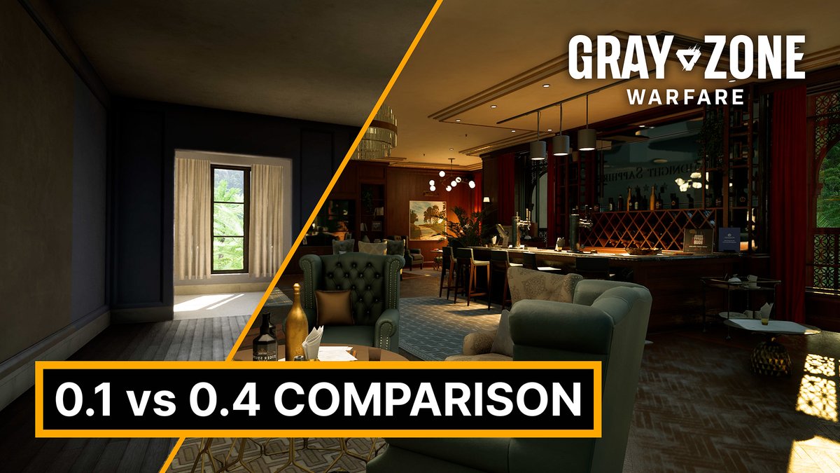 #GrayZoneWarfare has come a long way since its Early Access launch in April 2024. In this video, we compare Version 0.1 to Update 0.4 and show how much the game has evolved over the past two years.