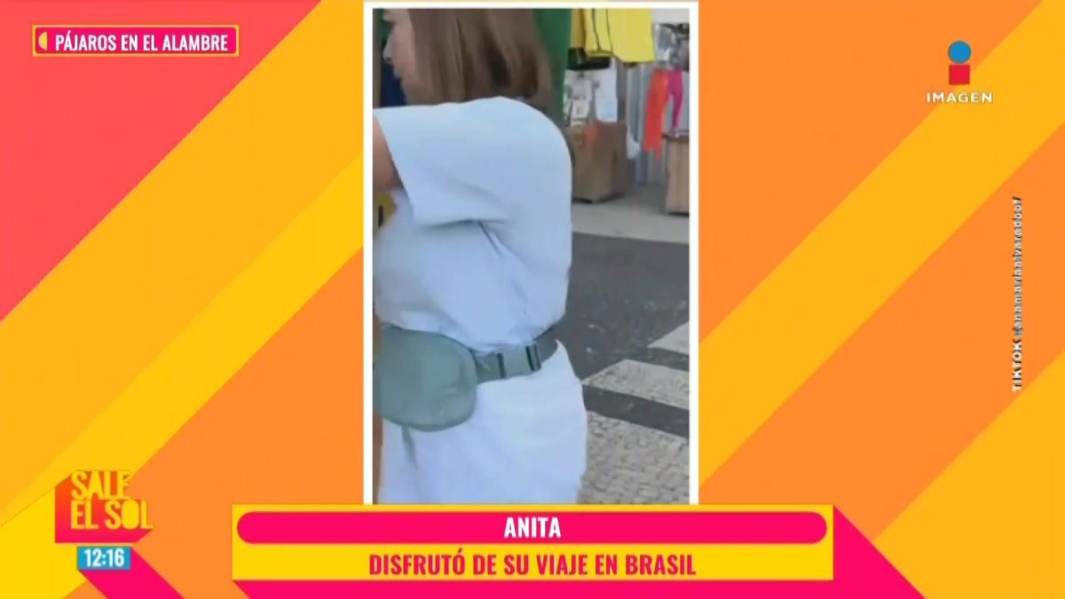 ¡Ana María Alvarado compró un MINIBIKINI durante sus vacaciones en Brasil! ¿Te gustaría usar uno? #SaleElSol🌞: #SaleElSolTV