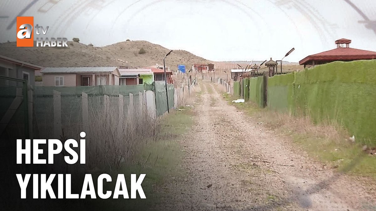 Hepsi yıkılacak Tarım arazilerini adeta işgal eden kaçak hobi bahçeleri için düğmeye basıldı #atvHaber #hobibahçeleri