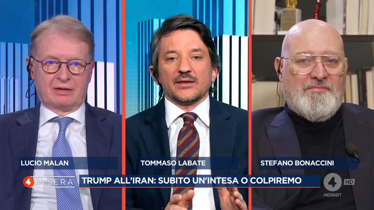"Chi difende le ragioni del trumpismo è un traditore della bandiera tricolore" Tommaso Labate a #4disera