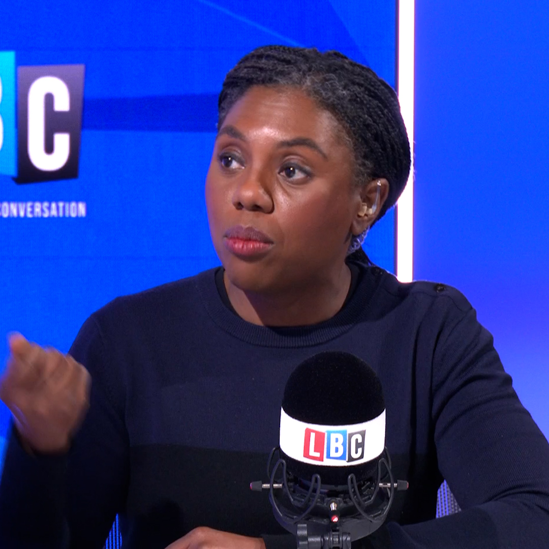 'This is a multiracial country, not a multicultural country.' Kemi Badenoch defends Tory MP Nick Timothy's controversial tweet calling public Muslim prayer 'an act of domination', and says Britain's minorities must adapt to our 'shared culture'.