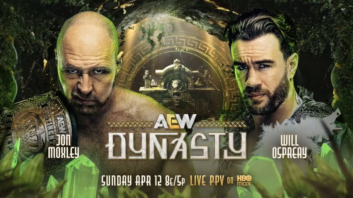 #AEWDynasty 8e/5p, HBO Max PPV Sunday 4/12 Jon Moxley vs Will Ospreay • ウィル・オスプレイ Moxley took Ospreay out for half a year at Forbidden Door 2025, and since returning at #AEWRevolution, the Billy Goat has been laser focused on revenge! See the grudge match of Mox vs Ospreay, SUNDAY 4/12!