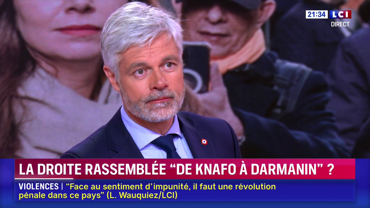 ▶️ Présidentielle 🗣️ "Il faut une primaire" à droite : Laurent Wauquiez précisant qu'il veut "qu'il y ait un projet de reconstruction à droite" avec "un seul candidat" et que "toute personne qui adhère à un programme de droite à vocation à y être". 📺 Face à Darius Rochebin