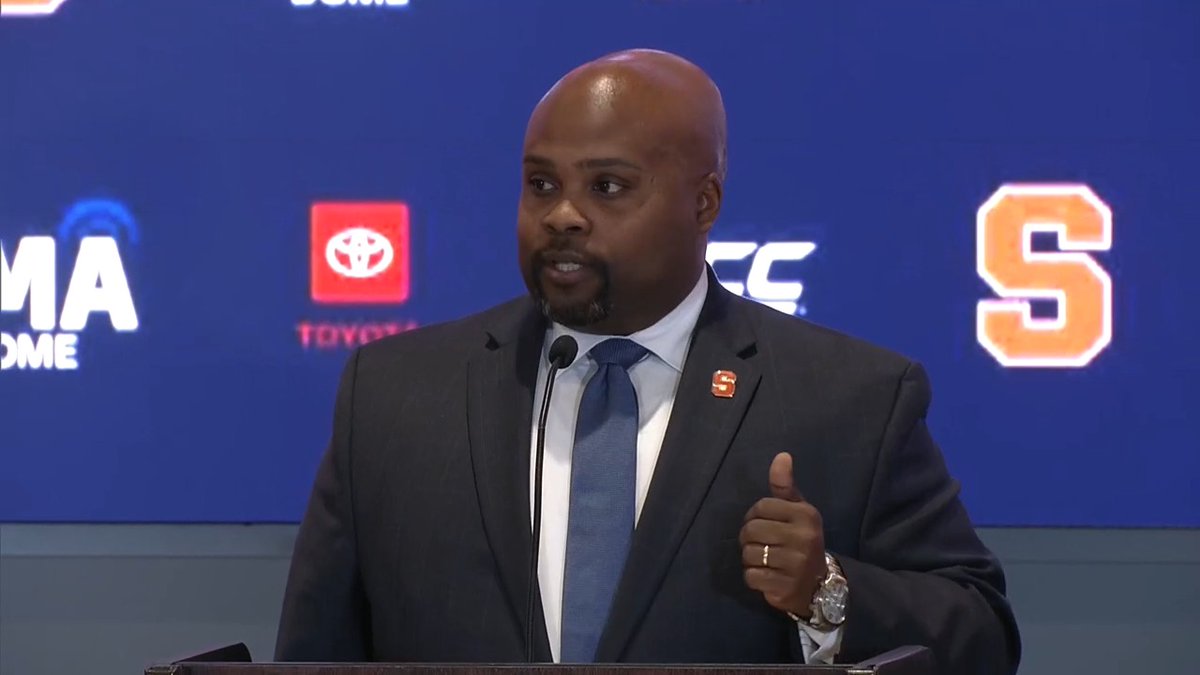 "We are committed making sure our program has the resources. We are committed to making sure our program has the support. We are committed to weaponizing the Dome. We are committed to Gerry McNamara." - Bryan Blair