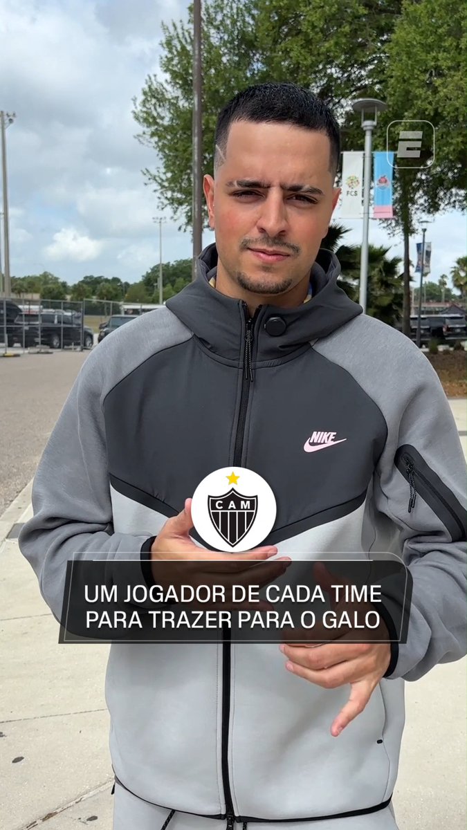 O atleticano Coringa escolheu um jogador dos rivais que ele gostaria de ver jogando no Atlético-MG! 😮 #FutebolNaESPN