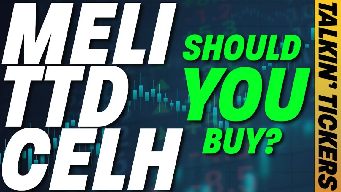 Three Stocks, Three [Very] Different Stories… Joey Rockets and Stock Market Nerd went in-depth on $MELI, $CELH and $TTD on the latest episode of Talkin’ Tickers