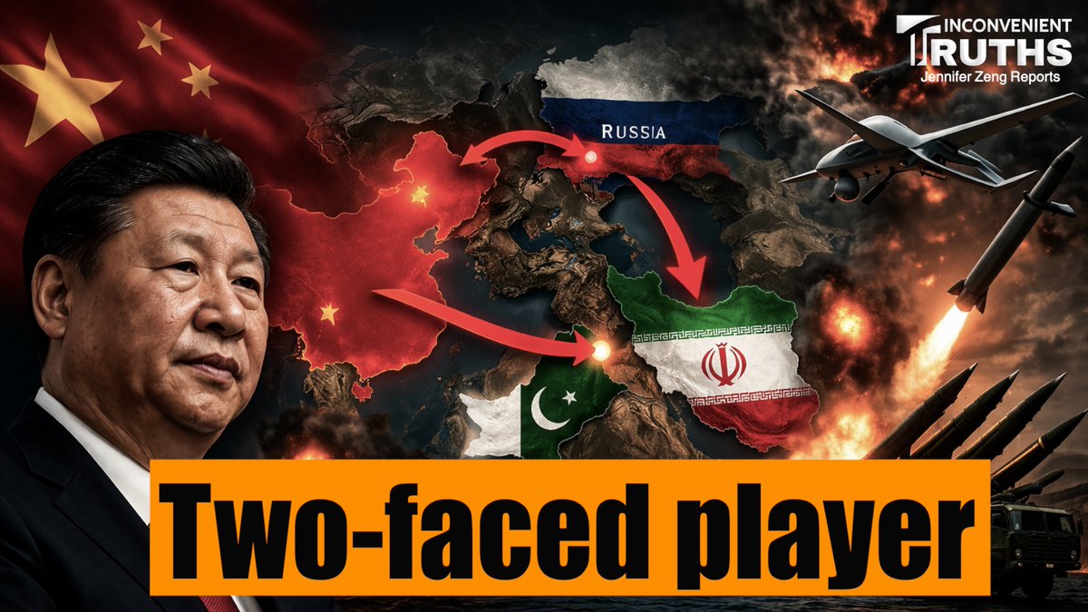 🚨Why hasn’t Iran surrendered yet under the intense strikes from the joint U.S. and Israeli forces? Because the CCP is still secretly supplying Iran with weapons and military materials through two channels… 👇 Watch and learn what the two routes are!