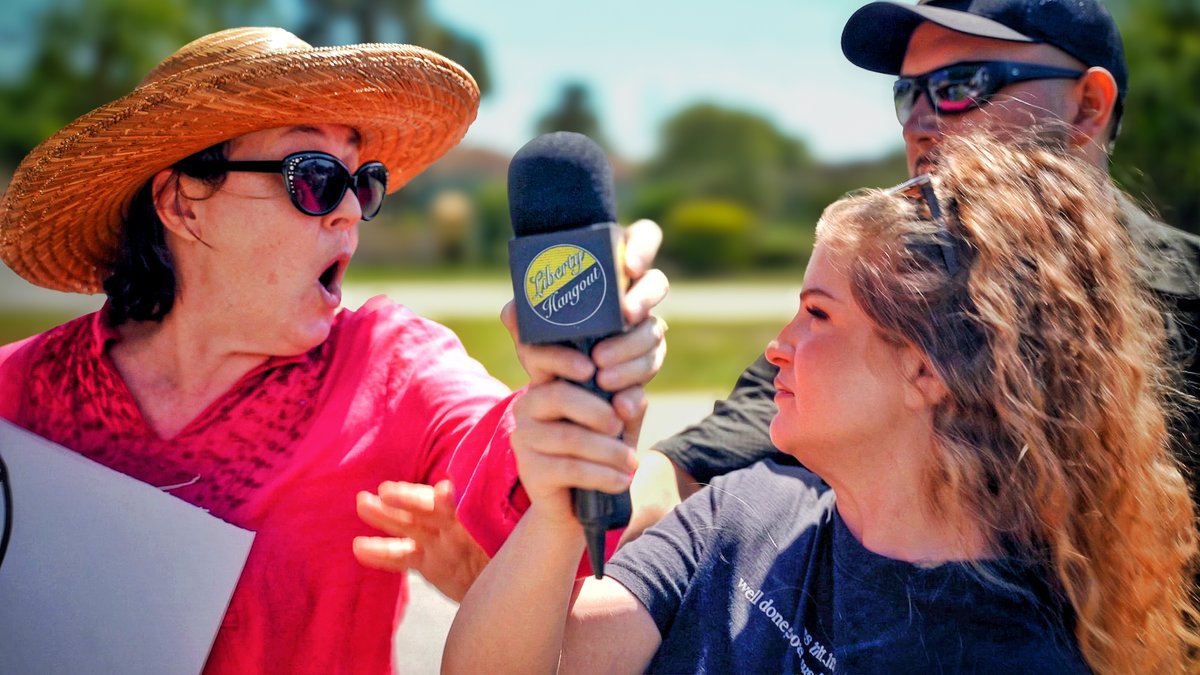 The Kissimmee Police let No Kings protesters get VlOLENT, as they stood by and did absolutely nothing. How is this allowed to happen in Florida? 😡