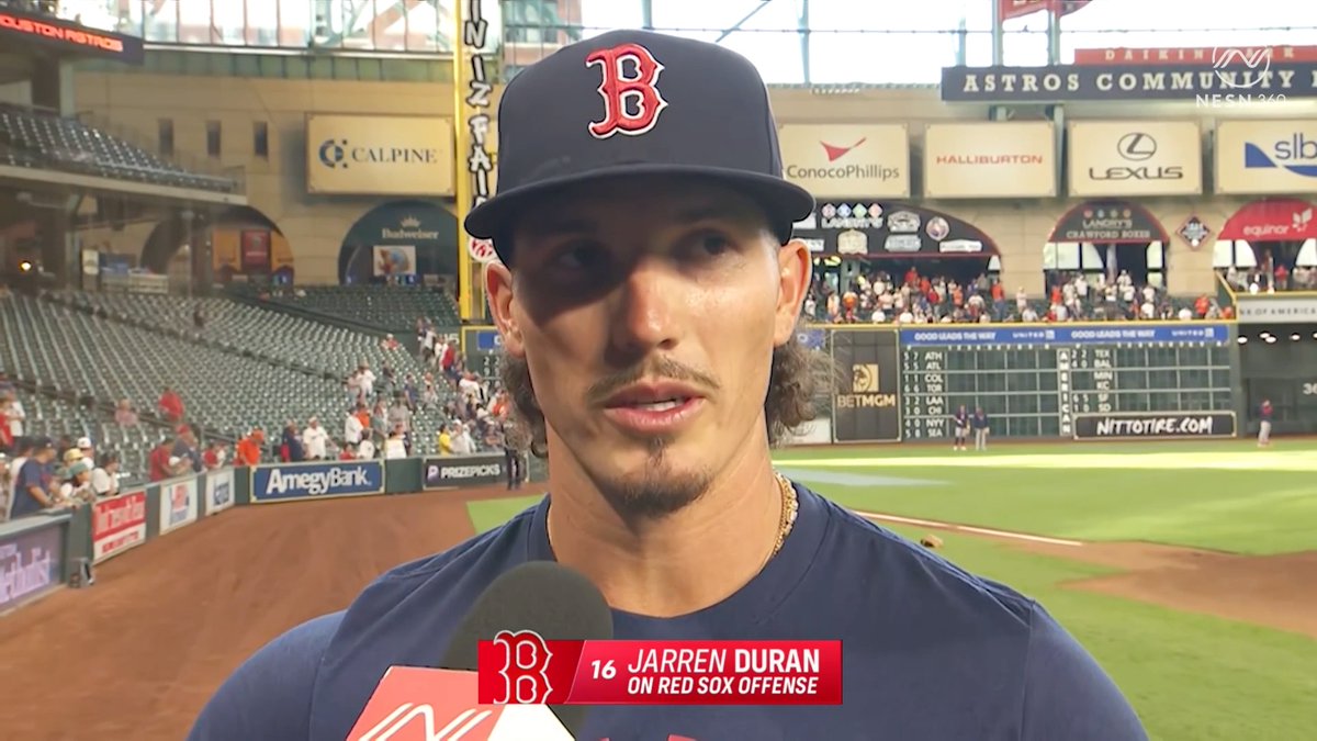 "We're in a Good Spot" 🎙️ Jarren Duran isn't sweating the team's 1-2 start to the season 💪