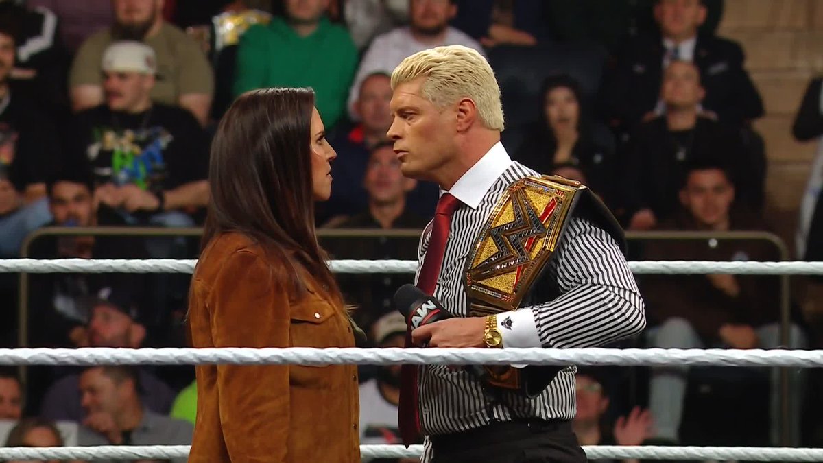 "Some of that stuff was to YOU" 😮 A tense confrontation between Stephanie McMahon and Cody Rhodes!
