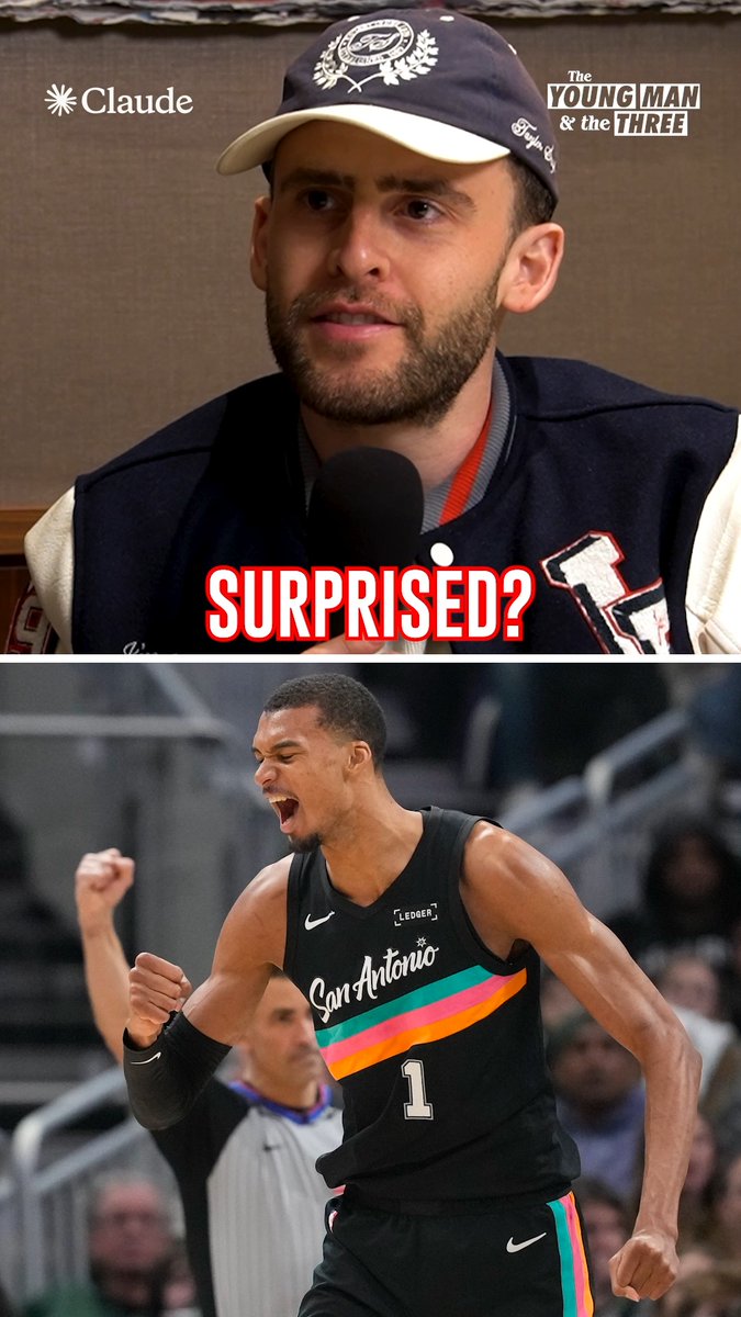 “Someone told me that when he [Wemby] was a rookie, I think it was Embiid, he said he won’t break the all time record for blocks because people are gonna be too scared to shoot in front of him.” - Nic Batum 😅 (via TheOldManAndTheThree)