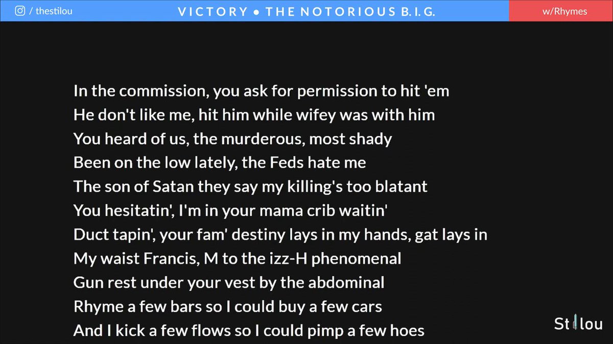 The verses in "All Out" and "Victory" are both Makaveli's and Biggie's last verses that they ever recorded. They both went out with a bang and executed three incredible verses. Ironically, they both dissed each other in their last songs; Makaveli did it while Biggie was still alive, but Biggie subliminally dissed him in the track "Victory" after his death. That Vic guy, aka the guy who put 50 Cent in the same tier as Pac lyrically, claimed that Makaveli could never write a verse like Biggie's "Victory" verses in a million years. He highlighted Biggie's film references; yes, movie references, wordplay, and a few other things. I can tell you right now that "All Out" clears these Biggie verses when it comes to motif, wordplay, and overall literary device mastery, and he's doing it with more depth/substance, which is generally more difficult to do. Overall, it's more complex than Biggie's verses. The average listener does not understand how deep Makaveli got into his literary device bag in this verse and how well he's using each device. He was very sneaky with it, and he hid things in plain sight. I'll give you an example of what I'm referring to. He's making figurative language appear to be non-figurative at face value, but when you look beyond the surface, it's not. The average listener doesn't have a high understanding of his poetry, and the false narratives make it even harder for them to elevate their understanding because they're severely brainwashed by them. A lot of so-called 2Pac fans are not true students of him and his work, and that has to do with false narratives. Let's remove names, narratives, bias, and personal agendas and only focus on what's being displayed. Let's examine the lyrics on paper closely, carefully, and objectively and breakdown what they're both doing lyrically overall. This has absolutely nothing to do with flow or anything related to the vocal performance of either artist; this is strictly about the lyrics on paper. This doesn't even have anything to do with which track is better or if you like either song by either artist; it's strictly about what they're doing lyrically on paper. I challenge the dope technician Rapsody , “SAMURAI DX” & “SAMURAI” OUT NOW! , the suspect 2Pac fan J. Cole and the fake 2Pac fan Joe Budden to get deep into the details with me. I challenge only serious individuals to get deep into the details with me. I have time. Sidenote: Both Biggie and 2Pac were great poets.