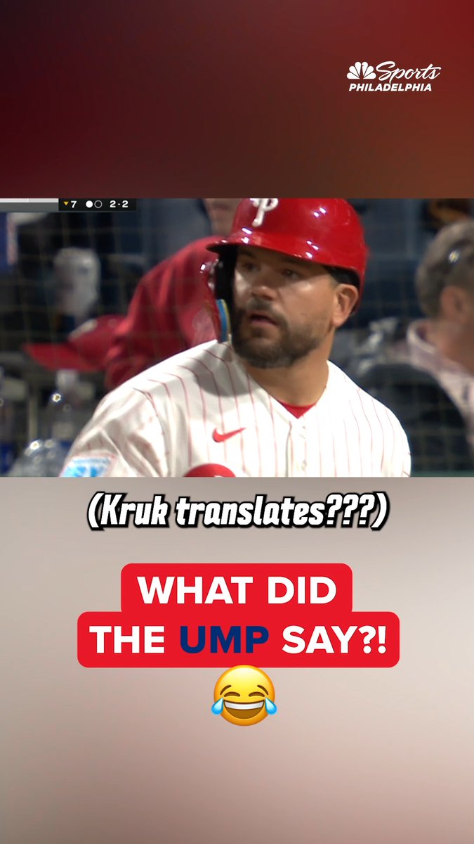 John Kruk being a national treasure again 🤲