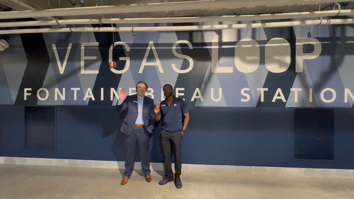 Newest Vegas Loop Station at the beautiful Fontainebleau Resort Fontainebleau Las Vegas