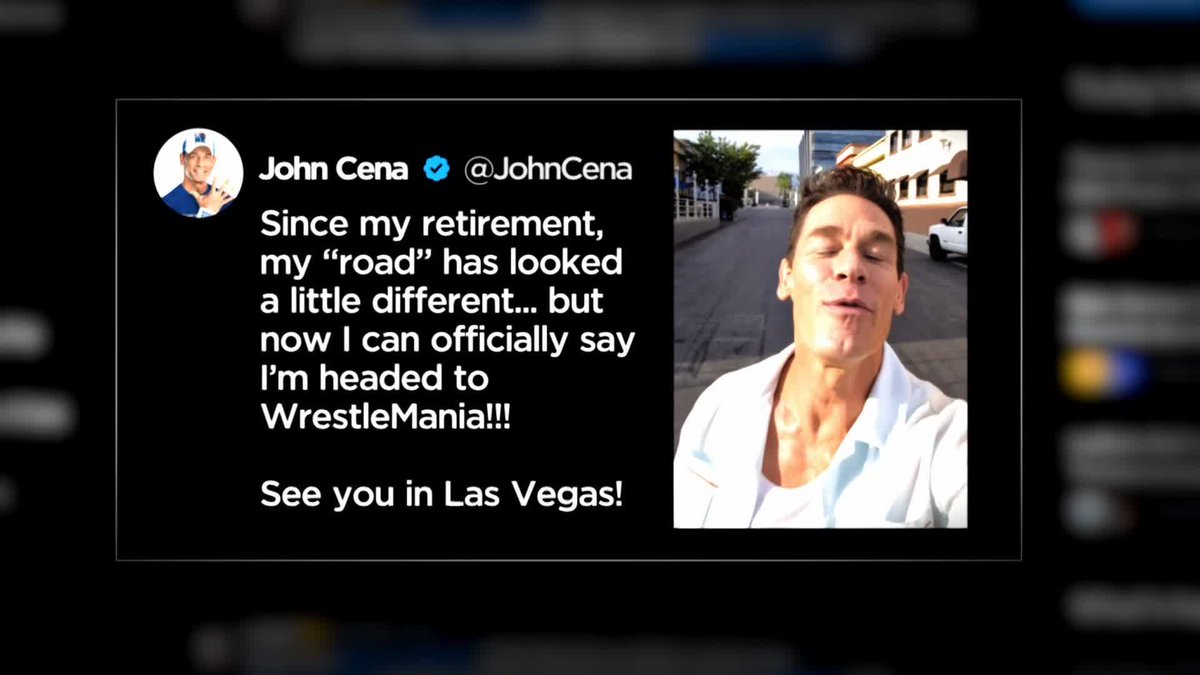 We can't wait for John Cena to host The Showcase of the Immortals! 🎤 YOU CAN(T) SEE HIM at WrestleMania 42!