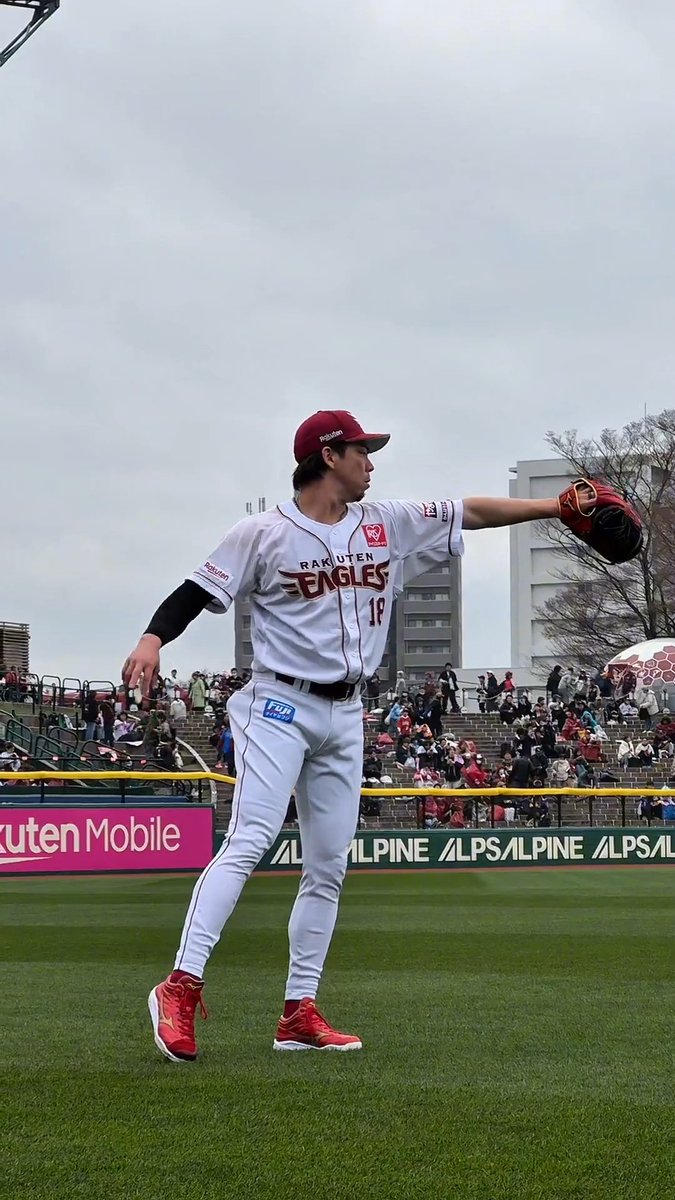 いざ、東北のマウンドへ🔥 #前田健太 #RakutenEagles #強鷲革新