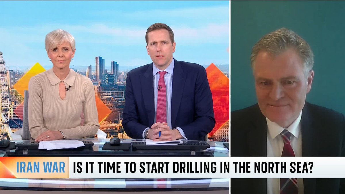🗣️ 'Why on earth would you not support your own industries?' Chief Executive of Offshore Energies UK, David Whitehouse, talks to Anna Jones & Wilfred Frost about the North Sea and says it can produce at least half of our demand for the next 25 years.