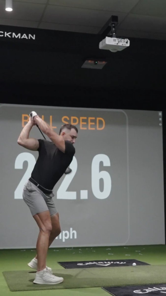 Thomas Fliniks has just hit the fastest drive in golf with a speed of 378.36 km/h (235.1 mph)