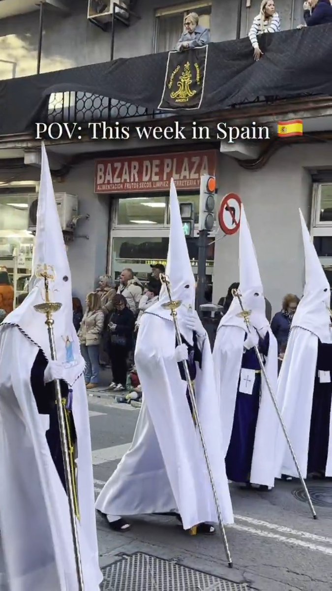 In Spain this week, the streets slow down. Nazarenos moving through the city is a sight you don’t forget.