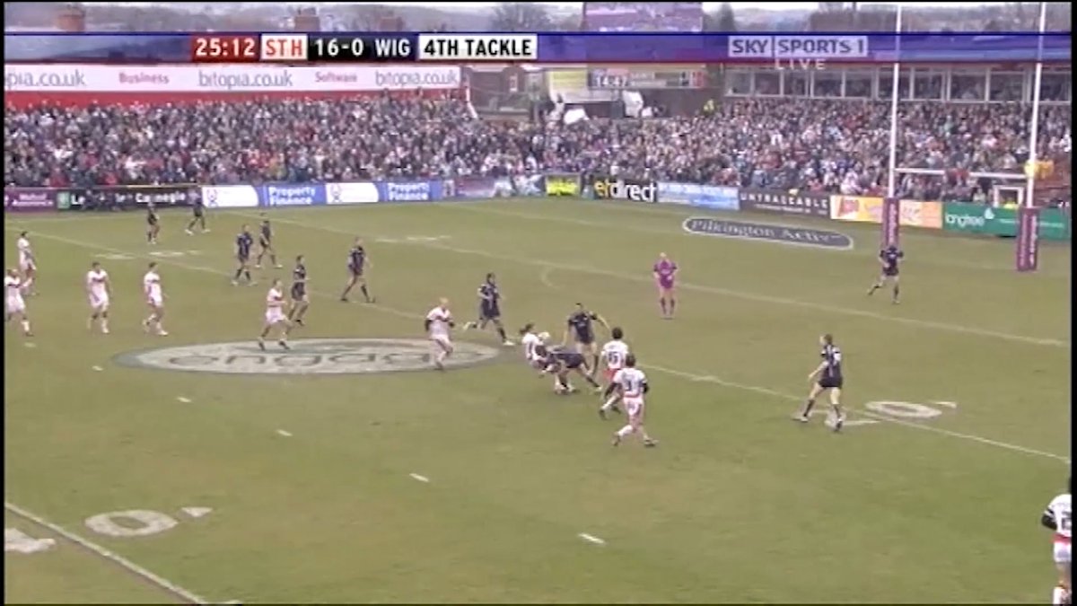 💥 A 𝘽𝙄𝙂 hit from Tommy Leuluai in the Derby! Who is counting down to this week's Good Friday clash?! #WWRL #SLSTHWIG