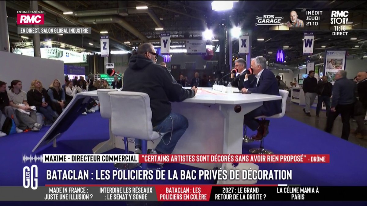 🔴Attentat du Bataclan: les policiers de la bac 75N exclus des remises de décoration 🗣️ Maxime, directeur commercial: "C'est une honte. On a décoré Jean-Paul Rouve, et on a des policiers qui ont sauvé des vies et ça fait dix ans qu'on les ignore? C'est scandaleux" #GGRMC