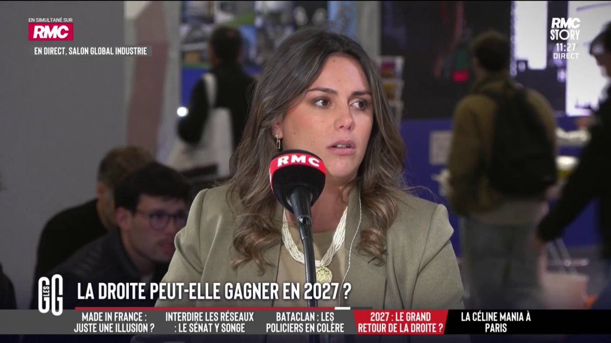 🔴La droite peut-elle gagner en 2027? 🎙️Laura Warton Martinez: "Je trouve qu'on a une droite très pauvre. Le panel politique est affligeant. Et pour moi, Édouard Philippe, c'est Macron en pire" #GGRMC