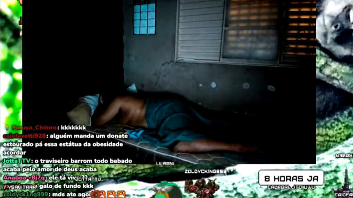 8 horas e o desgraçado ainda ta dormindo (live infinita do ramses o pequeno)