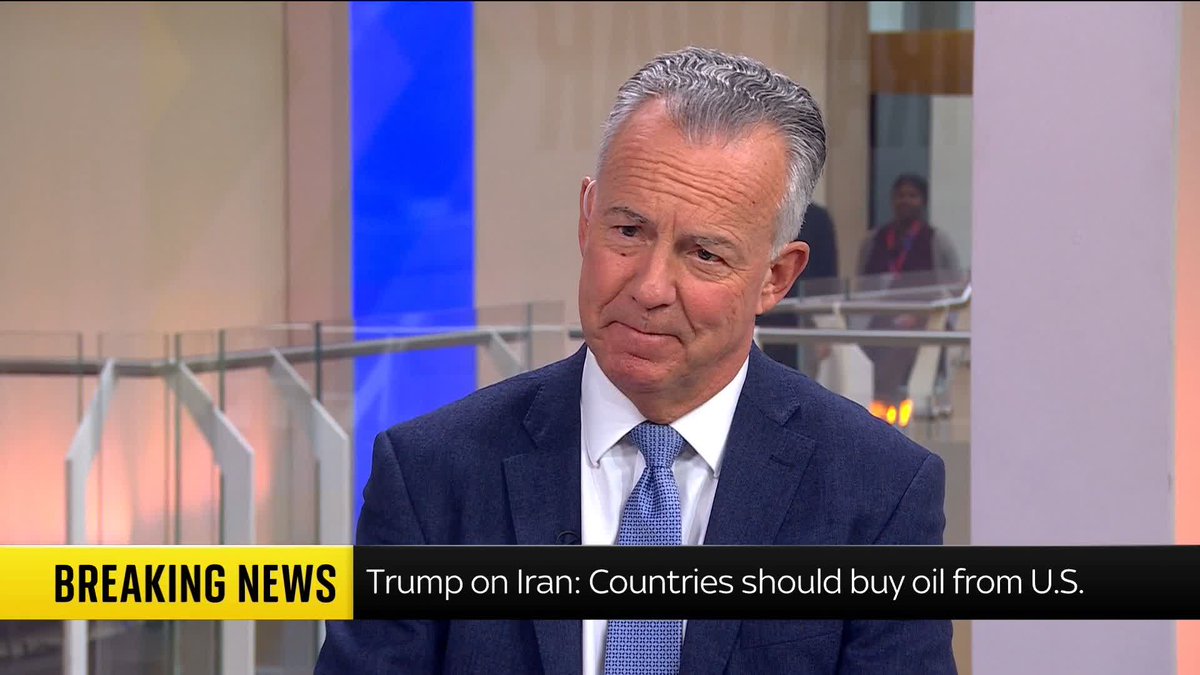 BREAKING: Trump tells the U.K. to 'get some courage and go get your own oil' Sky's Sean Bell shares his analysis Live updates: