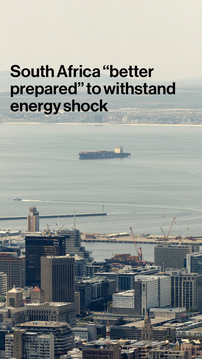 South Africa is "better prepared" than other emerging markets to withstand the energy shock from the war in Iran, deputy finance minister David Masondo tells Jennifer Zabasajja