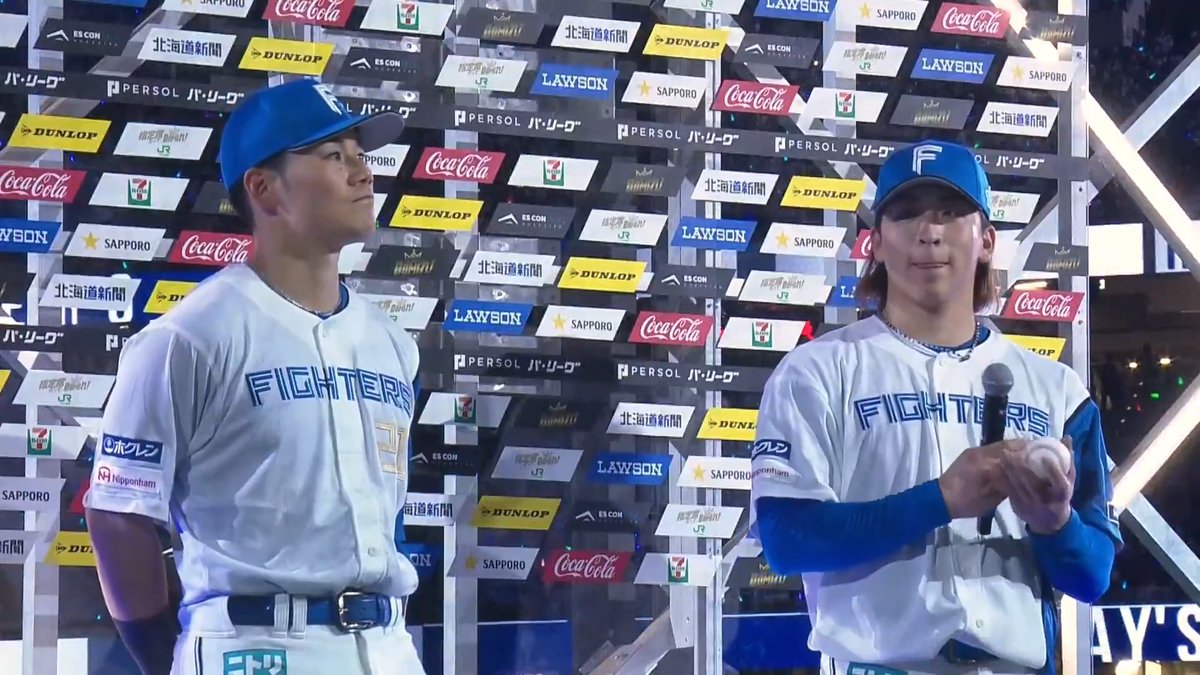 ／ 3/31 ヒーローインタビュー⚾️ ＼ 北海道日本ハム 清宮幸太郎 選手 細野晴希 投手✨