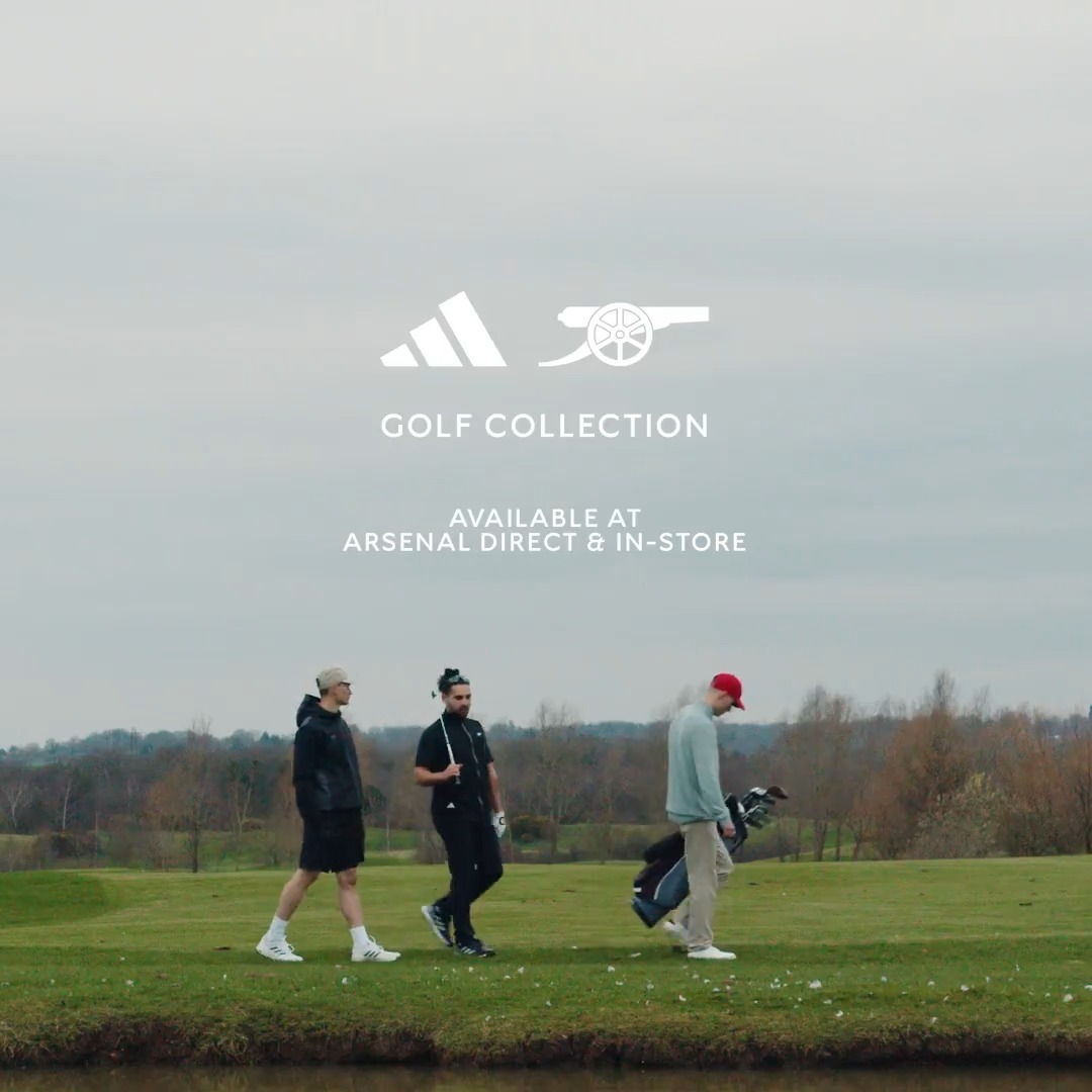 Our new Arsenal x adidas golf range has landed, Gooners. Don't putt it off, shop now ⛳️
