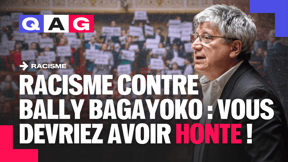 🔴🗣️ URGENT ! Éric Coquerel dénonce la campagne raciste et négrophobe contre Bally Bagayoko, alimentée par le Gouvernement et les médias ! « La honte ! Oui, vous devriez être accablés de honte. Que compte faire le gouvernement de la chaîne de l’empire Bolloré après ces nouvelles sorties racistes ? Allez-vous présenter des excuses pour avoir alimenté ce climat raciste vis à vis de Bally Bagayoko ou allez-vous continuer à faire honte à la République ? » #DirectAN #QAG