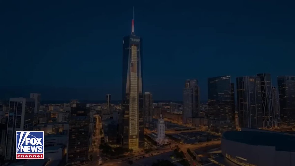 STUNNING SNEAK PEEK: President Trump shares a first look at his proposed presidential library in downtown Miami.