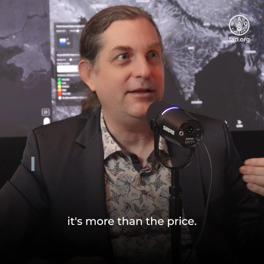 We buy food every day without seeing its true cost: to our health, the planet, &amp; people who grow it. 🎙️ Listen in as Food and Agriculture Organization's David Laborde discusses how to make the invisible visible, so sustainable choices become easier choices.