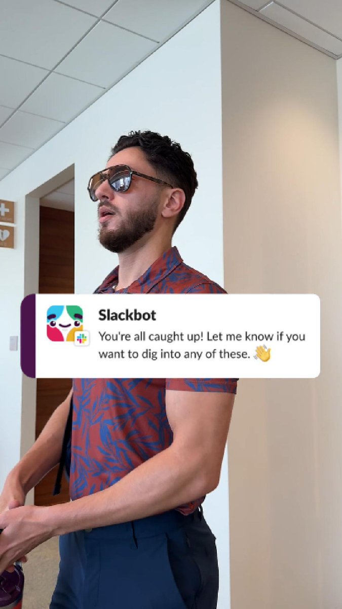 The most informed person in the office just got back from PTO. Slackbot.