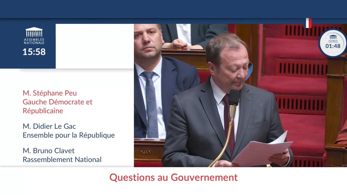 "Allez-vous tolérer longtemps que Cnews et les médias de Bolloré soient une zone de non-droit ?" Stephane Peu (GDR) dénonce un Gvt "trop silencieux" face à la "violence inouïe qui s'abat sur certains maires élus" et des "médias qui font le choix du séparatisme". #DirectAN #QAG