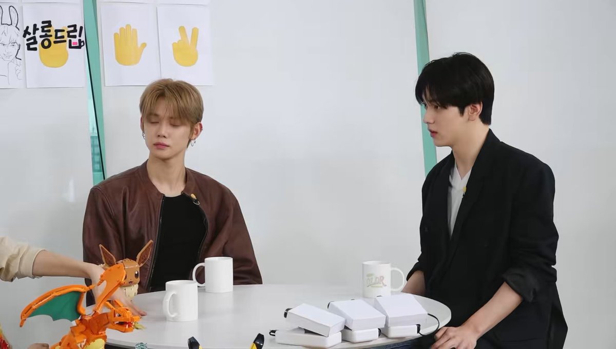 👤 i heard that the two of you have this thing…you (🐰) have the face of someone that gets a ‘free pass while meeting in-laws’ and you (🦊) have the ‘gets rejected at the door’ face 🦊 that’s right 👤 looking at you guys today too, he looks like he rode a motorbike here and soobin… 🐰 what did i ride? 🛞 👤 like your own car…that’s the vibe 🐰 i think it’s a really fun thing that you’re able to show a lot of sides of yourself when you’re an idol…but bright looks! pure and innocent looks! …it’s a bit weird to say this myself but even if i don’t try, it already suits me really well 👤 that’s right, you have that kang susie pure and innocent look 🐰 that’s such an honor! thank you so much! 🐰 there are concepts that don’t work well for me no matter how much i try…like looking tough 🐰 we’ve known each other since high school and even back then, a lot of people used to tell me that i look like i could be class president and yeonjun hyung had the image where you could tell he likes having fun even if you take just one look at him 🦊 i heard a lot of people say “he must be the school gangster” 🐰 he was not that kind of person but that was just his external image