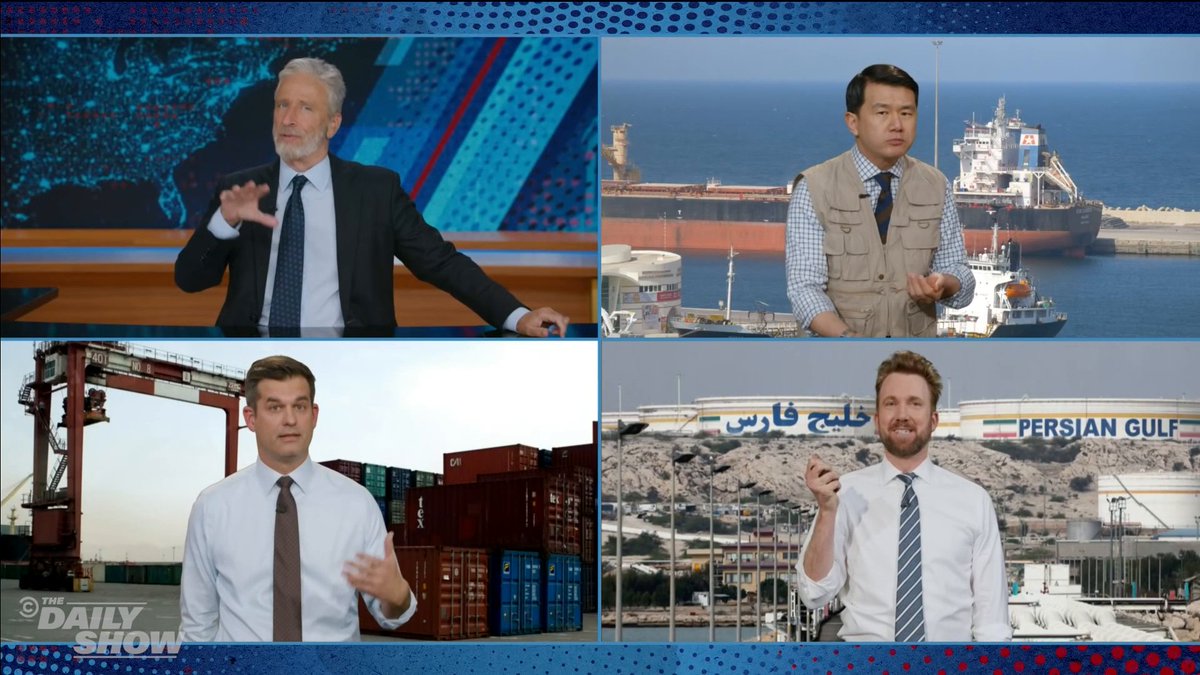 .Jordan Klepper, Michael Kosta, and Ronny Chieng are eating the consequences of a closed Strait of Hormuz