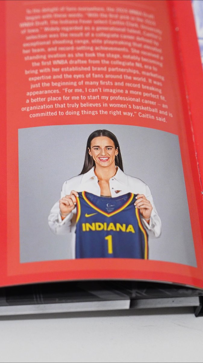 Go behind the scenes with Caitlin Clark as she shares the stories behind the journey that became Caitlin Clark Chronicled. This premium keepsake, built for fans who’ve been a part of the journey, features photography from some of Caitlin’s favorite moments in the WNBA. From the court to the red carpet and everything in between, each keepsake includes eight (8) – four (4) card packs - 32 total trading cards randomly inserted that are part of a 100-card collectible set. Caitlin Clark Chronicled is available now.